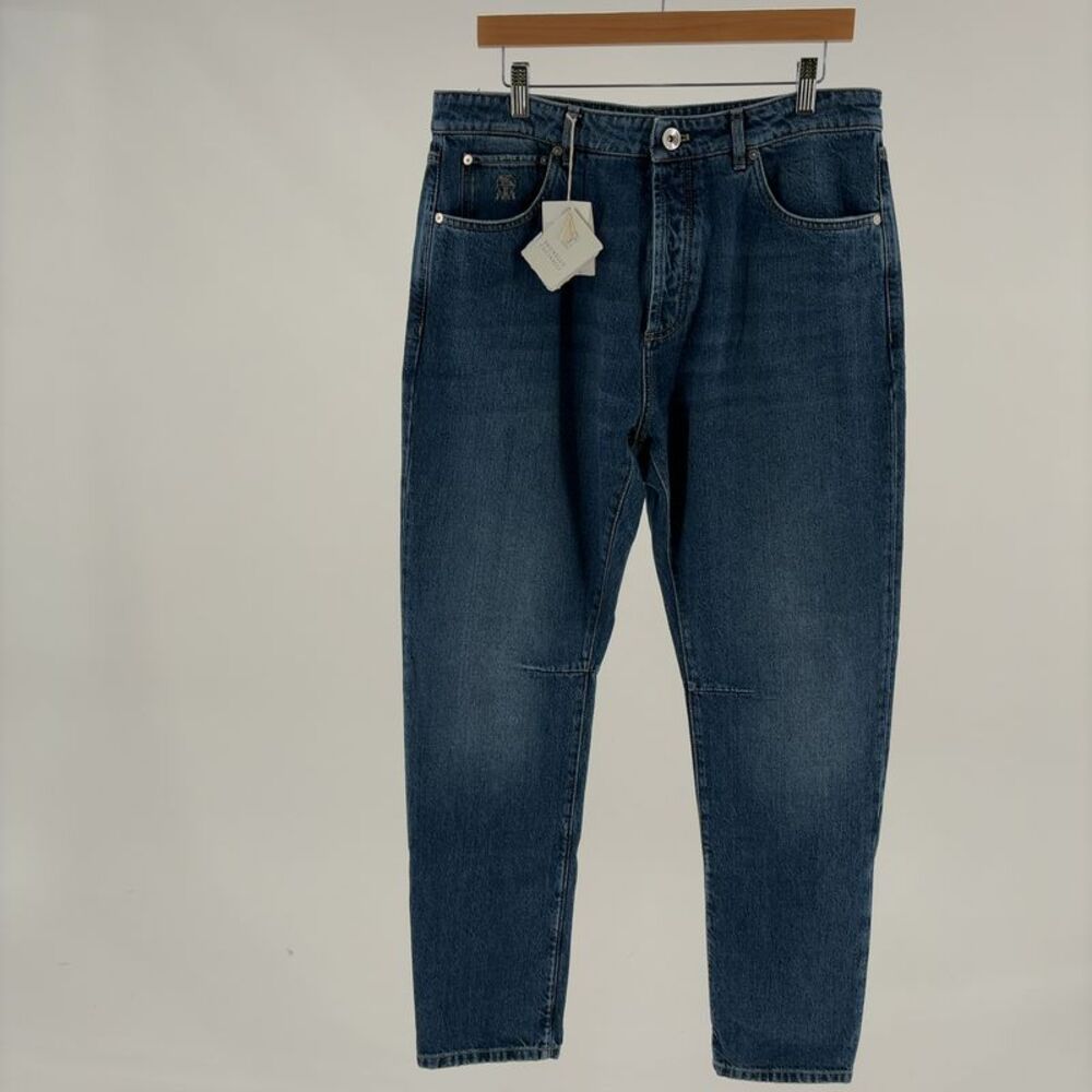 Brunello Cucinelli Straight Medium Wash Jeans